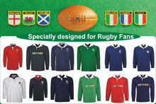 Unisex Kids' Black Rugby Jersey – Six Nations Full Sleeve