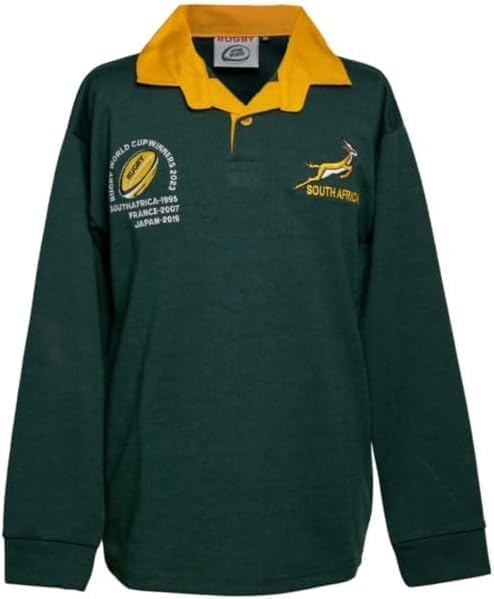 South Africa Rugby Champions Long Sleeve Shirt | S to 5XL