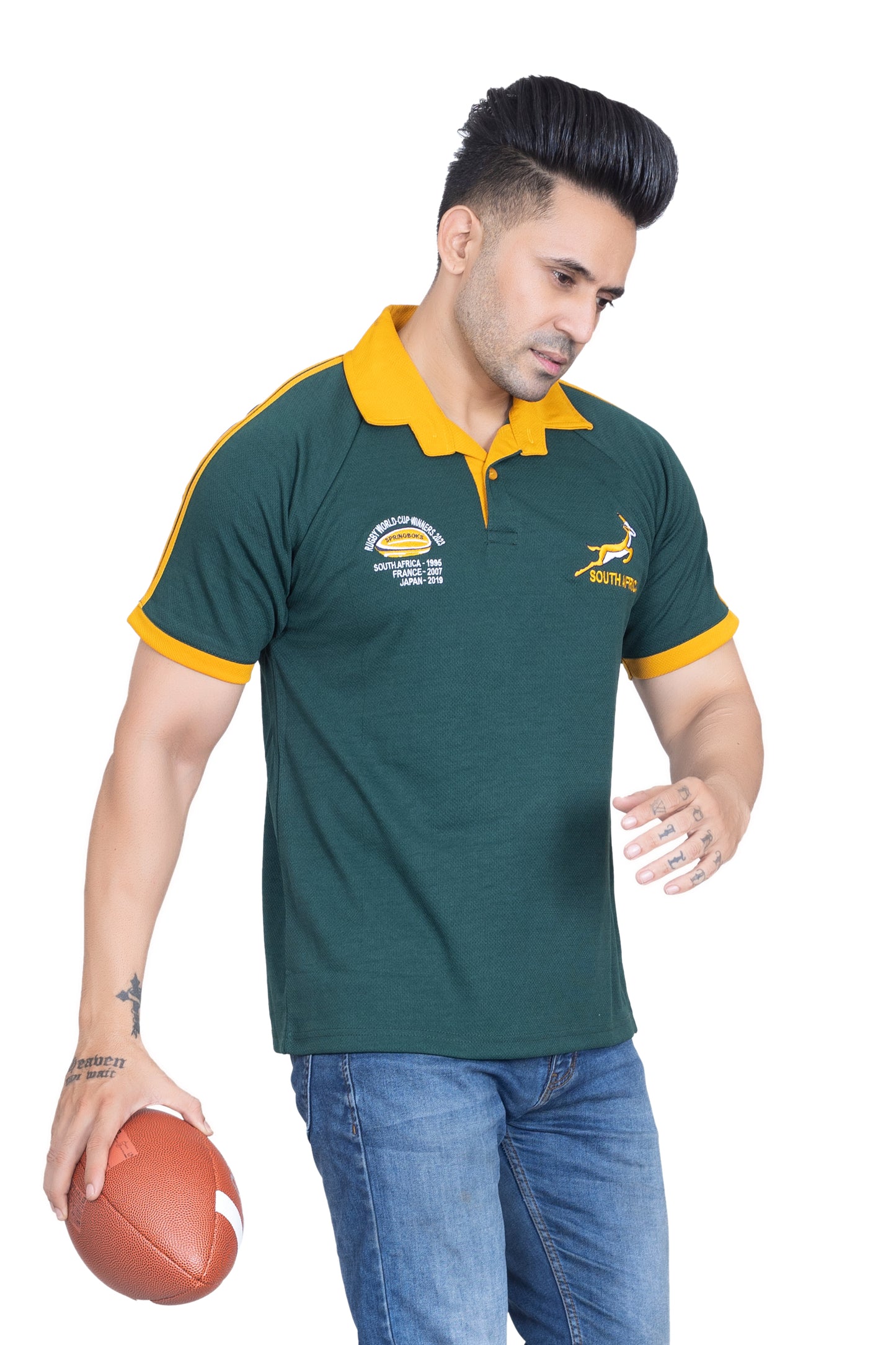 Rugby Champion South Africa Rugby Shirt Short Sleeve | Size S to XXL