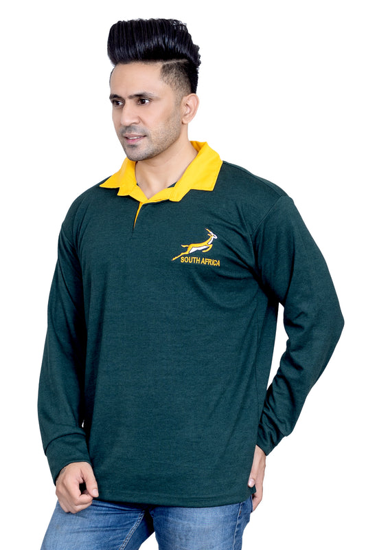 Men's South Africa Rugby Long Sleeve Jersey