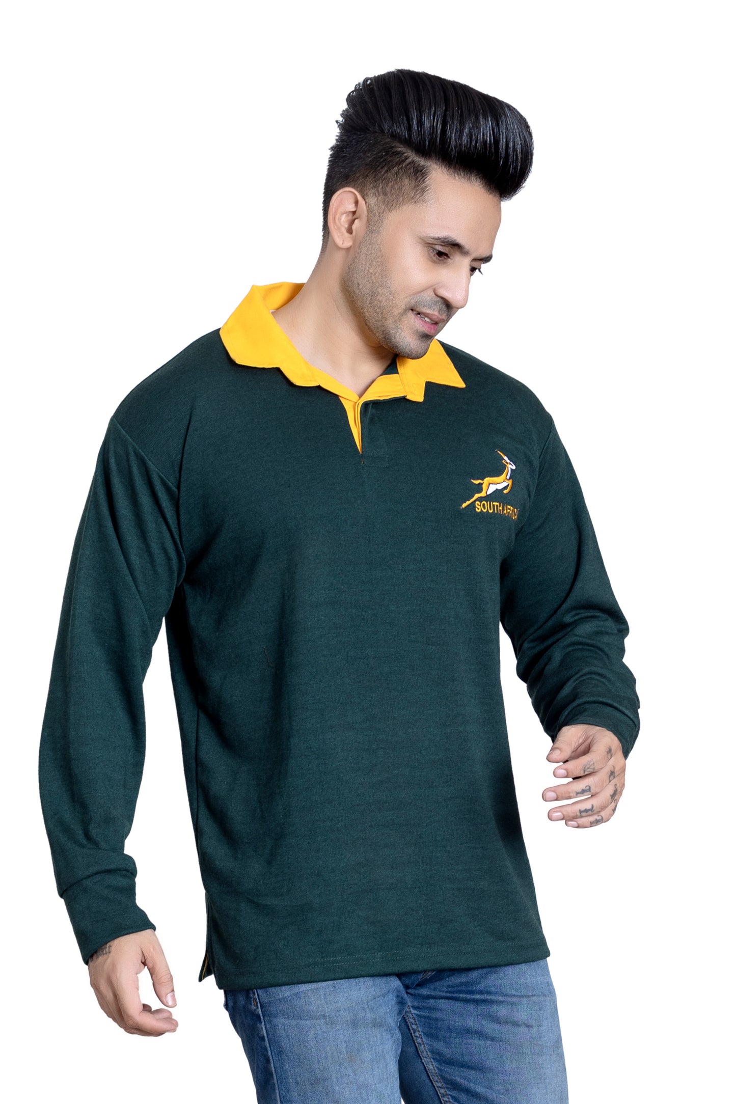 Men's South Africa Rugby Long Sleeve Jersey